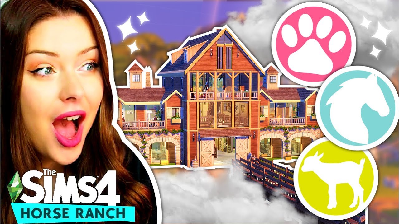 Строительство дома для КАЖДОГО ЖИВОТНОГО в The Sims 4 // Строительство конного ранчо в The Sims 4