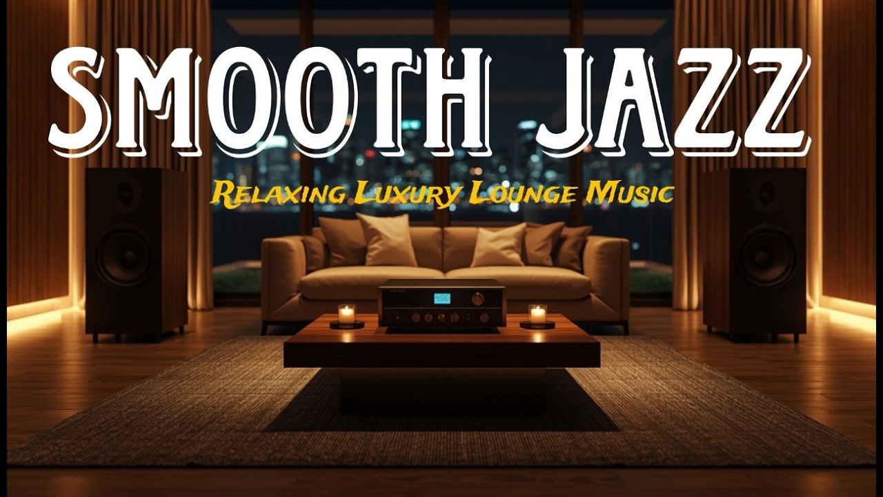 Smooth Jazz at Night 🌆 Relaxing Luxury Lounge Music