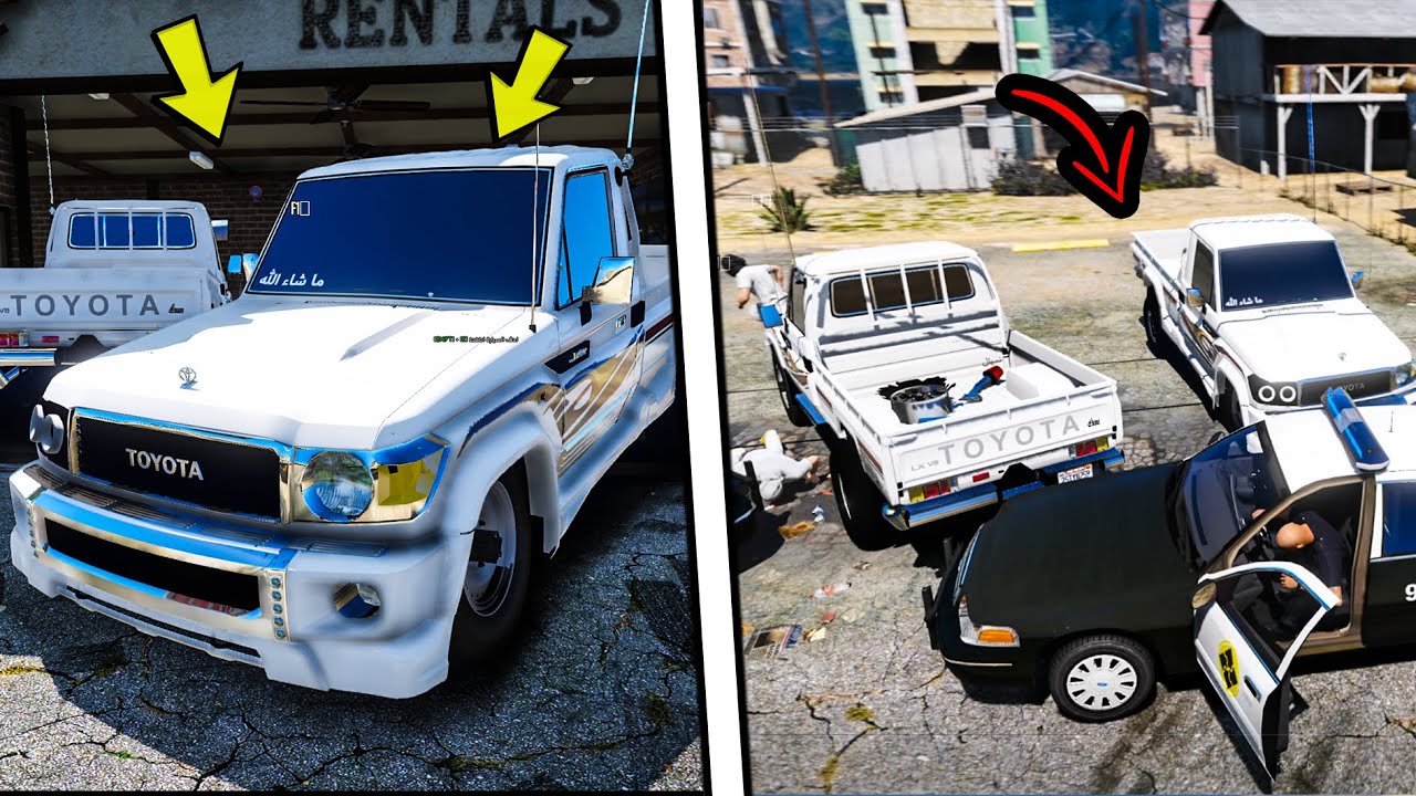 فلم : شاص مزود يهرب من ! | 🔥 5 | GTA V