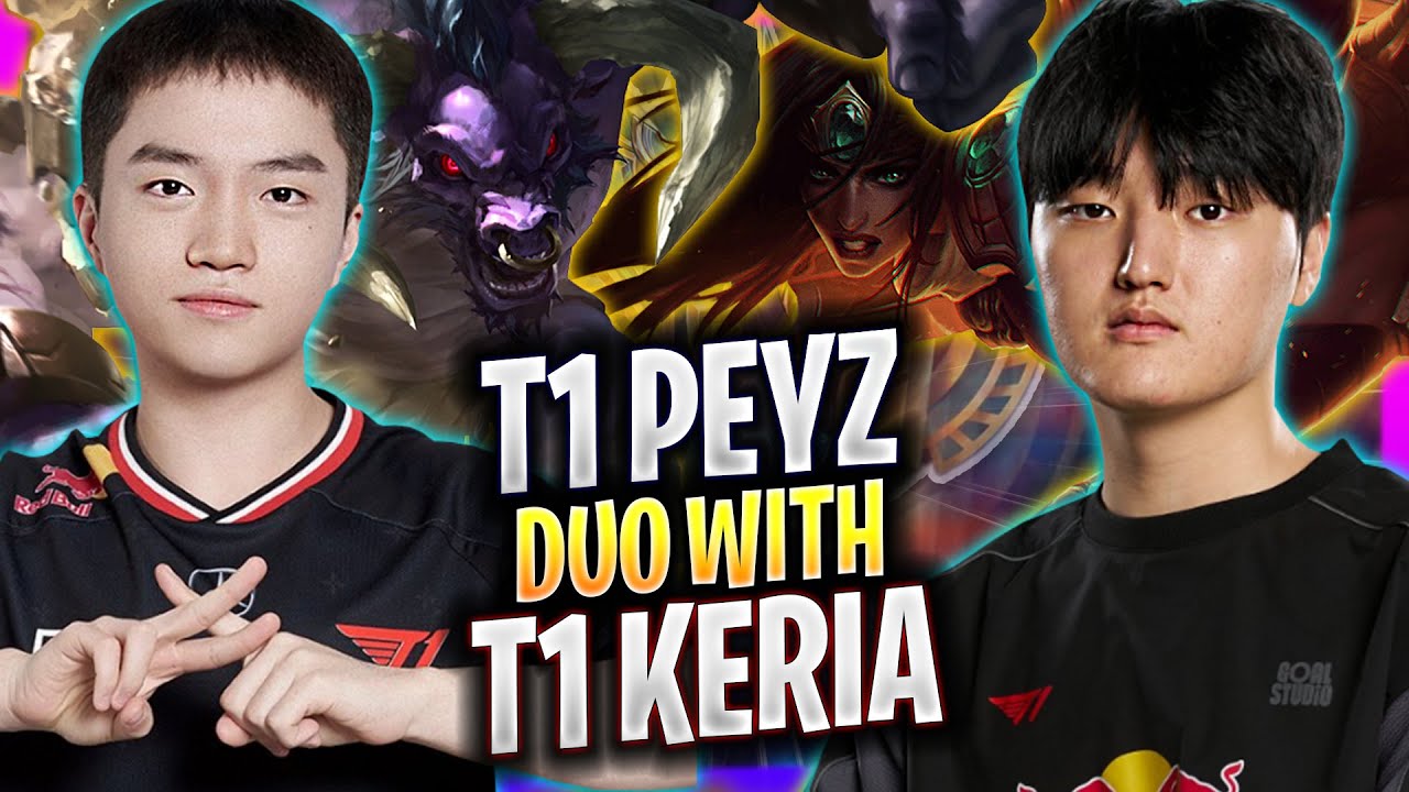T1 PEYZ DUO WITH T1 KERIA! - T1 Peyz Plays Sivir ADC vs Jhin! | Season 2026