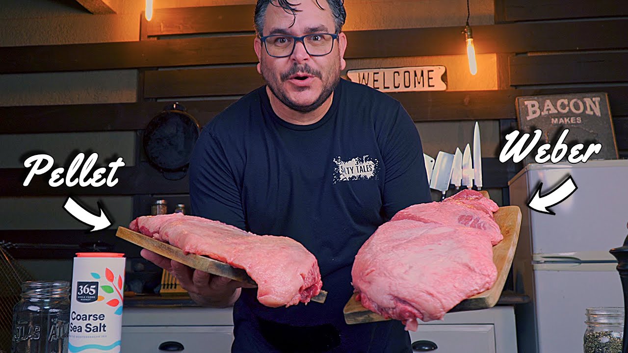 Pellet Grill BRISKET vs Weber BRISKET - Can we Smoke a GREAT Brisket In The WEBER Kettle?
