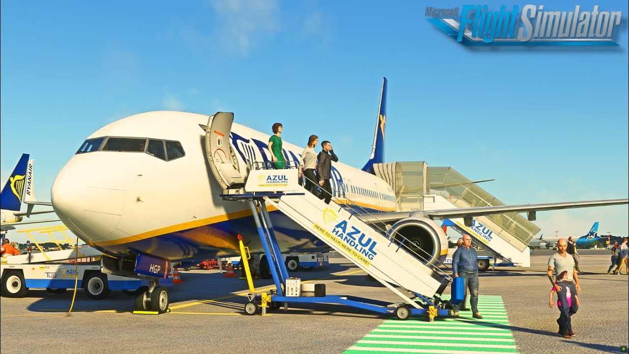 B737 Ryanair | 4K ULTRA SETTINGS | Bologna ✈ Porto | MSFS