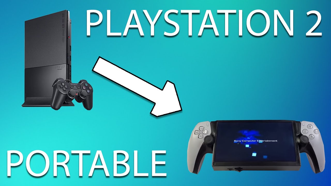 Man create Playstation 2 Portable | Retro Gaming | DIY Project | Tech Innovation by @victorsanchez47
