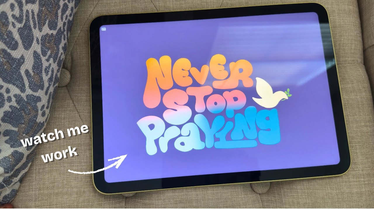 Procreate Design Session | Art, Motherhood & Faith