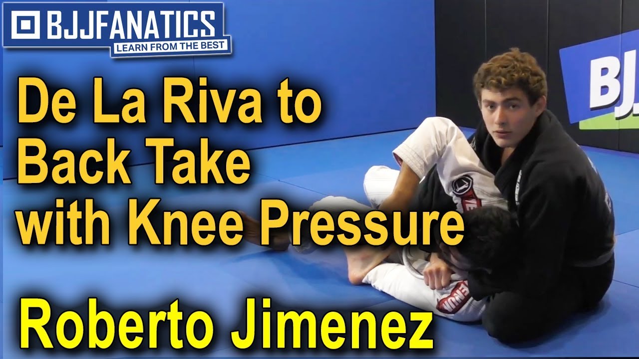 De La Riva to Back Take with Knee Pressure by Roberto Jimenez