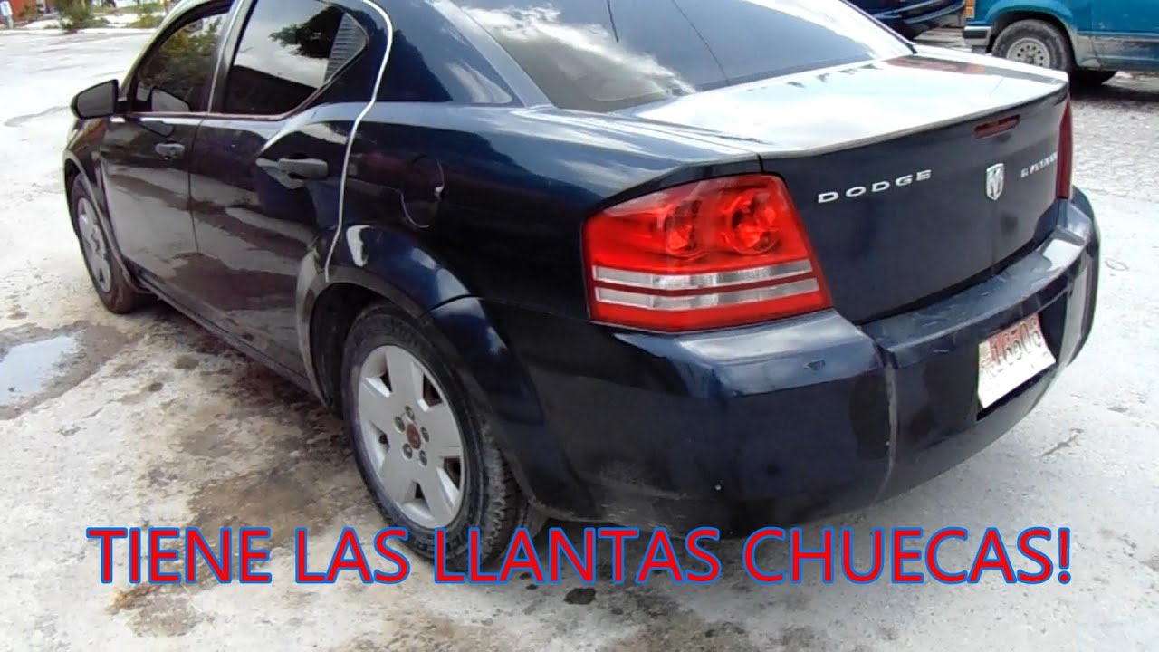 Dodge Avanger 2008,suspencion trasera(llantas chuecas)