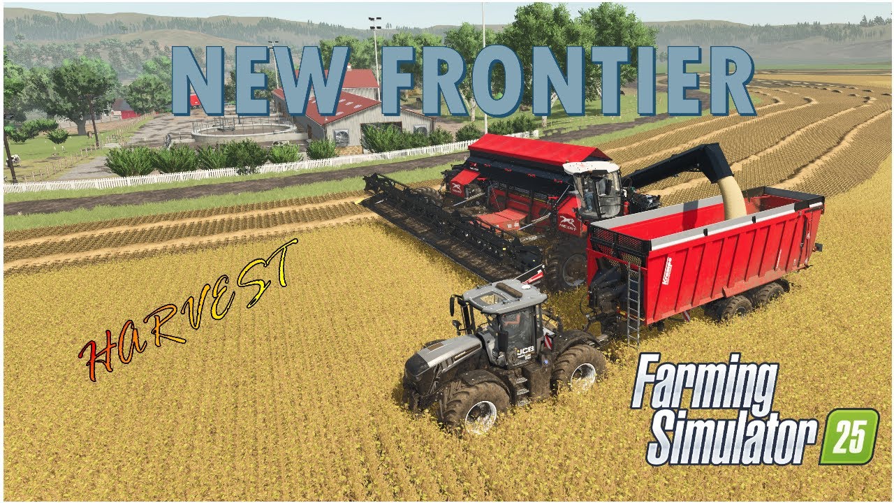 New Frontier | Harvest | Grass Work |#farmingsimulator25 #farming #fs25 #gaming