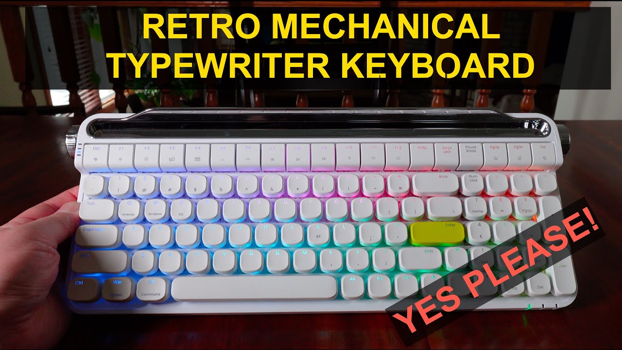 I like it! - Retro Wireless Typewriter Mechanical Keyboard | ACCTO B705