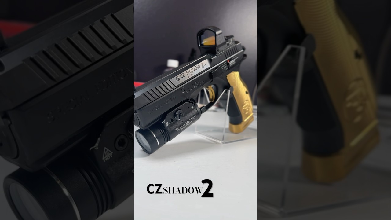 NEW TOY 🧸 | CZ SHADOW 2 GOLD DIGGER #homedefense #edc