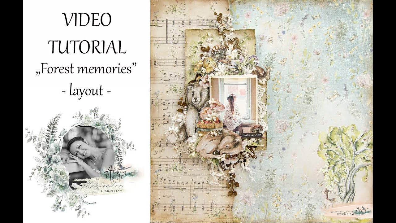 Forest magic layout VIDEO TUTORIAL