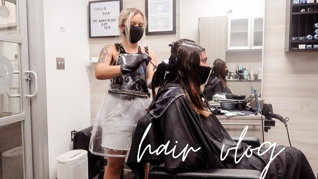 SALON VLOG • full day of clients and salon talk | Abby & Vinny