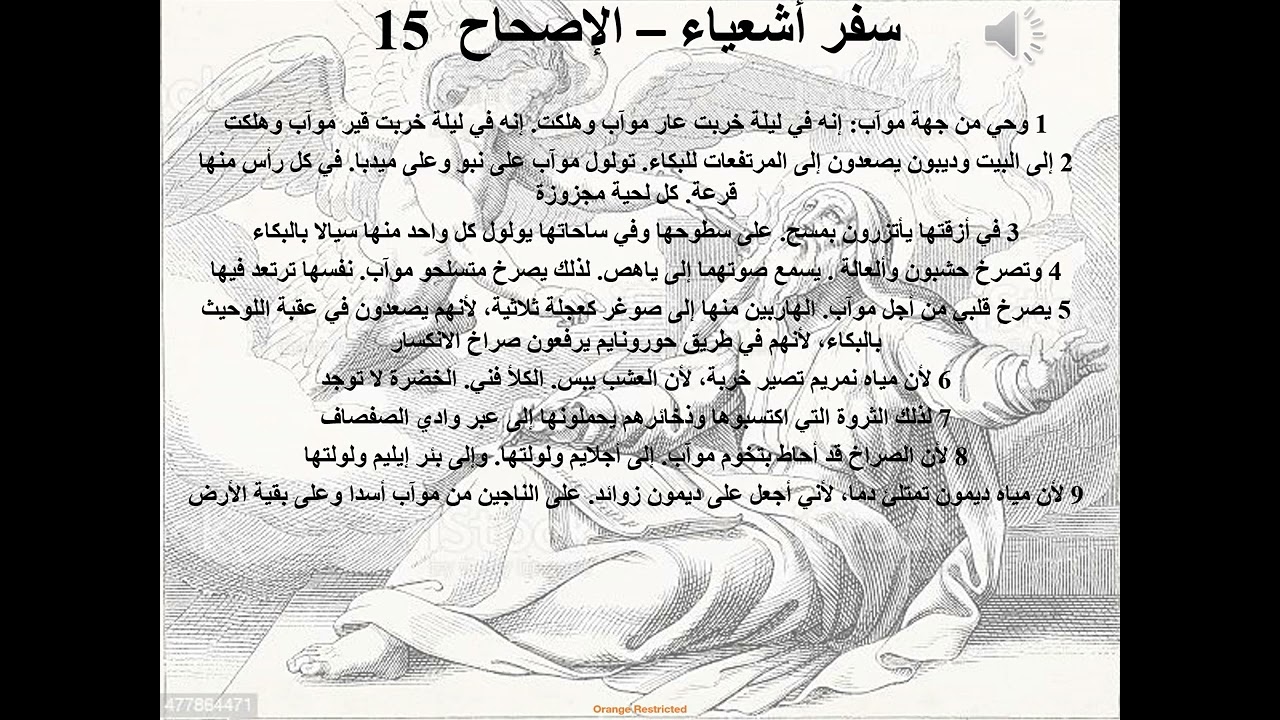 15- تبسيط سفر أشعياء - الإصحاح 15 - ابونا لوقا ماهر