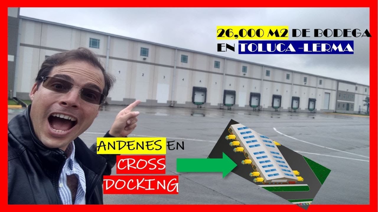 NAVE INDUSTRIAL🏭 NUEVA ✨ en TOLUCA. ANDENES CROSS DOCKING👌. 26,000 m2 👉DIVISIBLES en MODULOS