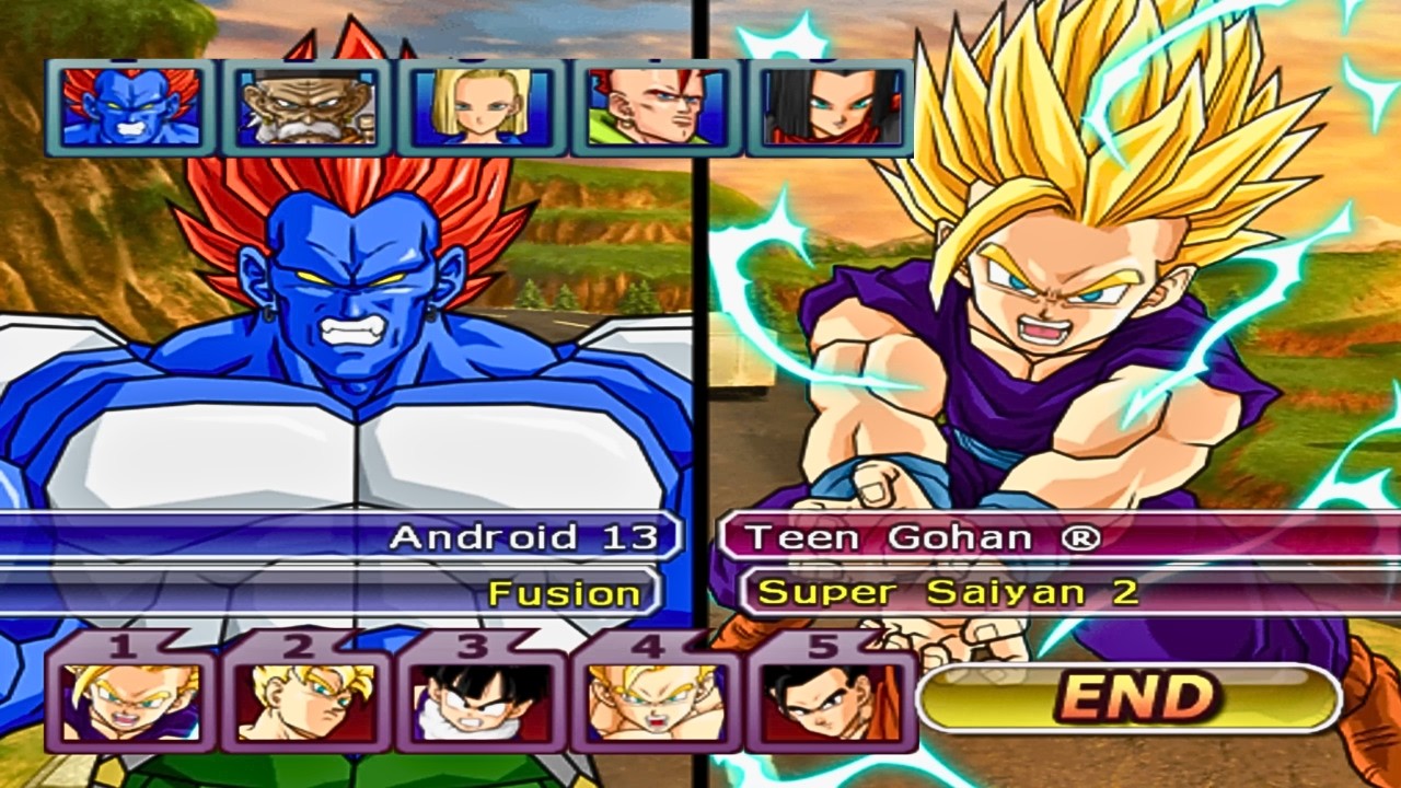 Команда андроидов против команды Гохана (COM против COM) - Dragon Ball Z Budokai Tenkaichi 3 Gamp...
