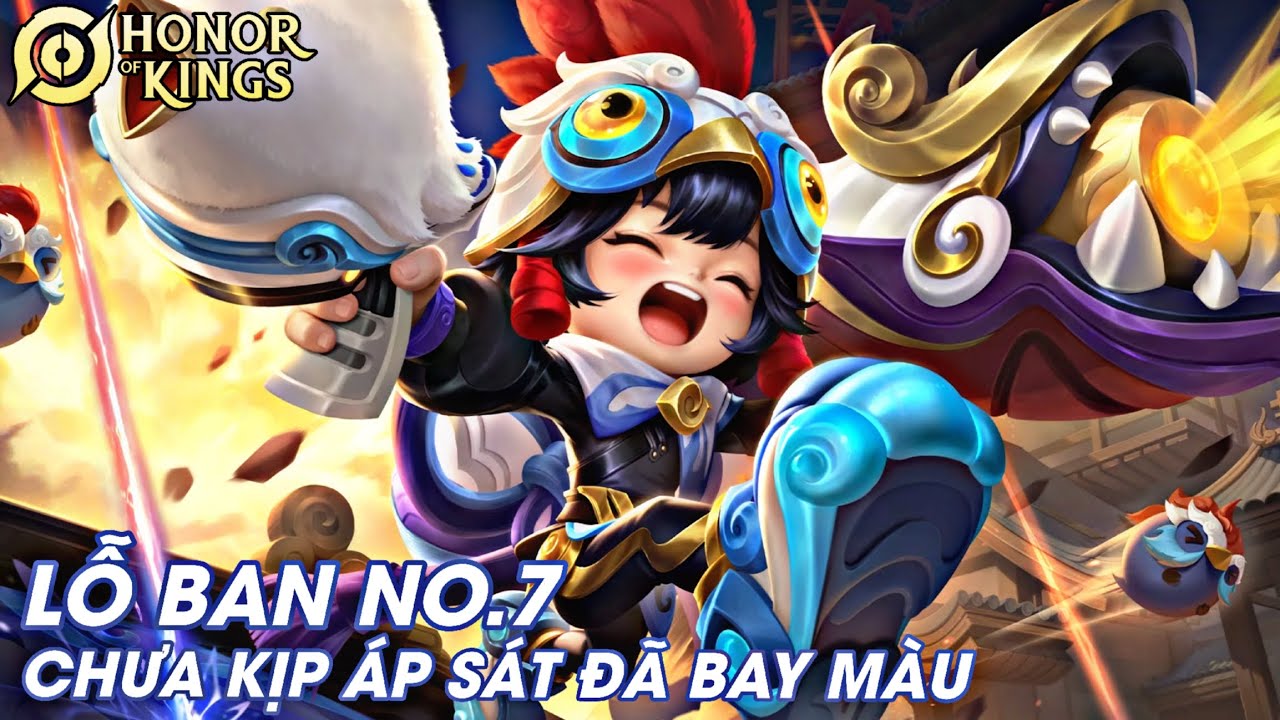 [ Honor of Kings/VGVD ] Lỗ Ban No.7 Gameplay - Sức Mạnh Khi Được Farm Quá Khoẻ (Lỗ Ban Chạy Mau)