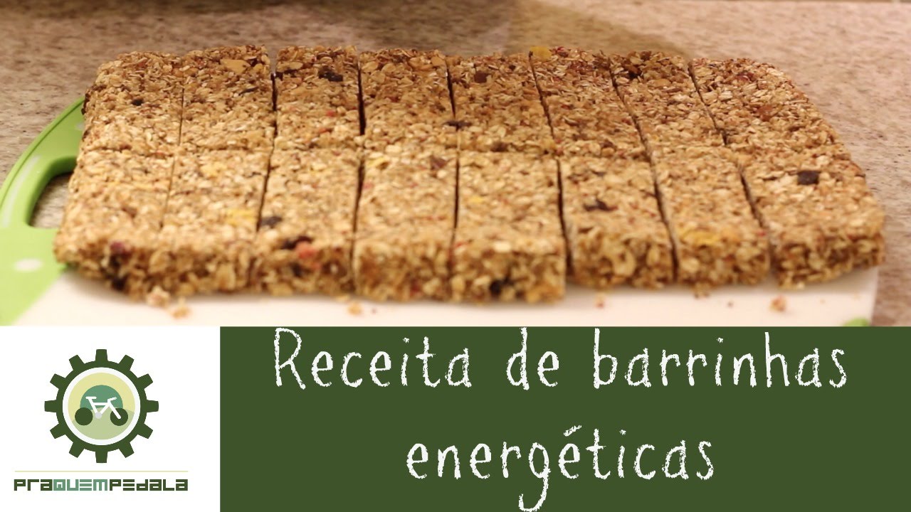 Receita caseira de Barrinhas Energéticas