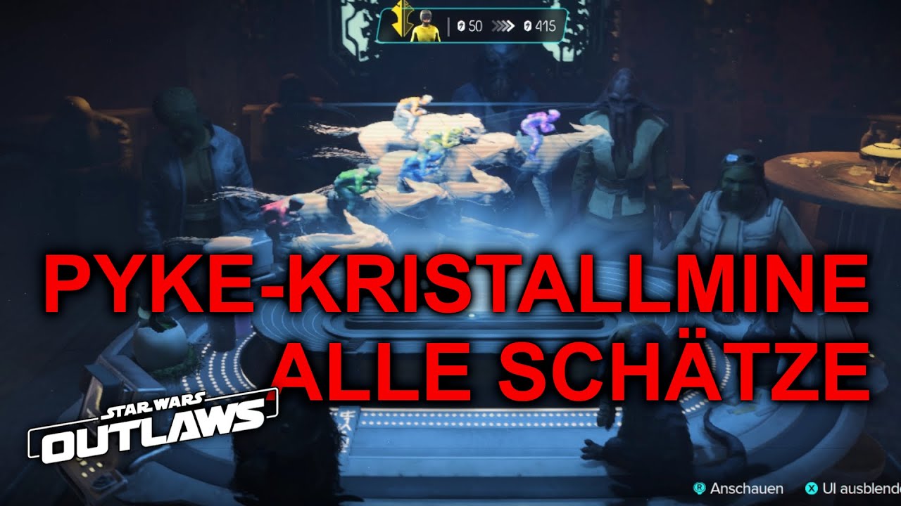 GELD&Uuml;BERGABE - HUTTENKARTELL - PYKE-KRISTALLMINE | STAR WARS OUTLAWS