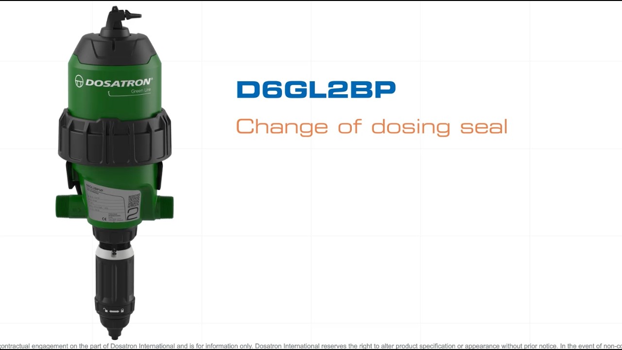 D6GL2BP Change of dosing seal