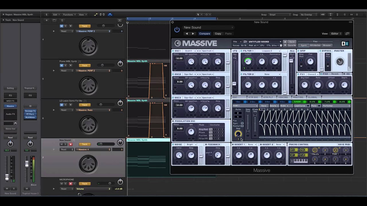 Future Bass Wobble Synth - NI Massive tutorial