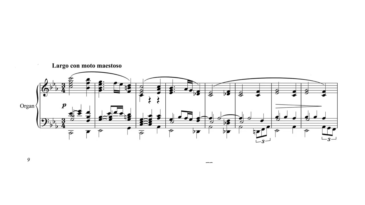 Ernest Walker: Lord, thou hast been our refuge, Op. 16 (score video)