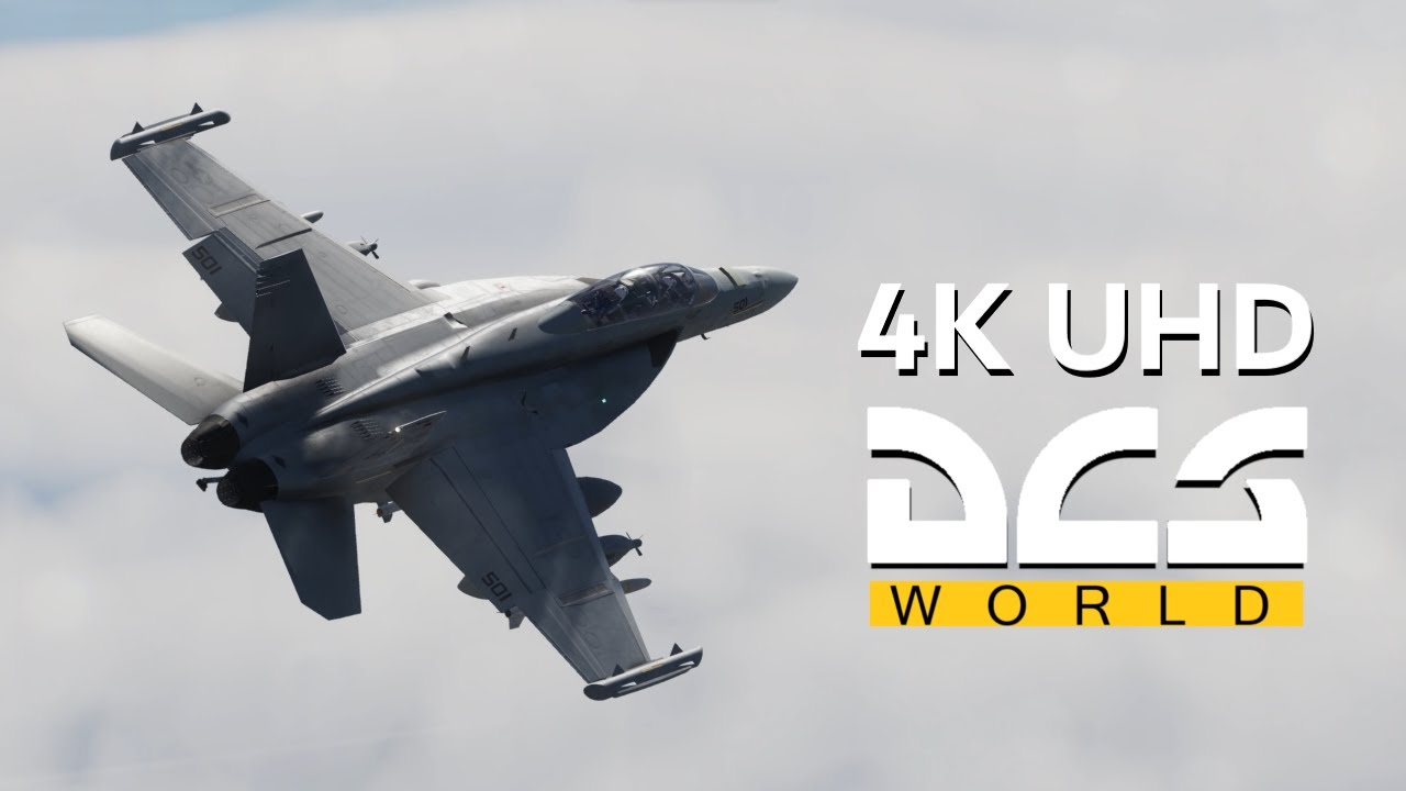 E/A-18G Takeoff and Landing from Andersen AFB | Amazing Graphics 4K DCS World