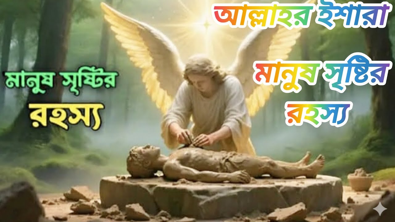 মানুষ সৃষ্টির রহস্য । হযরত আদম (আঃ)-এর বিস্ময়কর সৃষ্টি ।The Secret of Human Creation আল্লাহর ইশারা