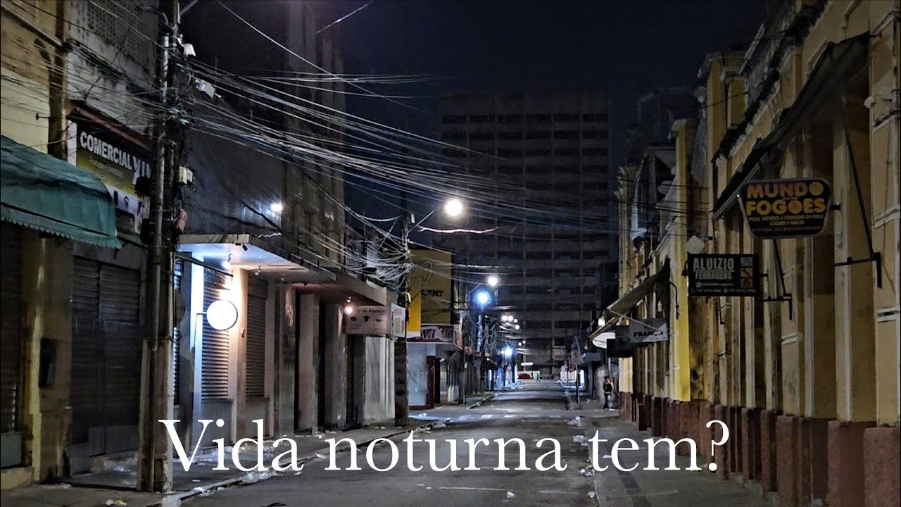 ARACAJU á noite Como é  no CENTRO?😱