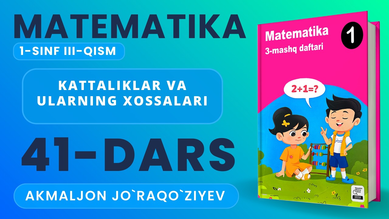 1-SINF MATEMATIKA 41-DARS
