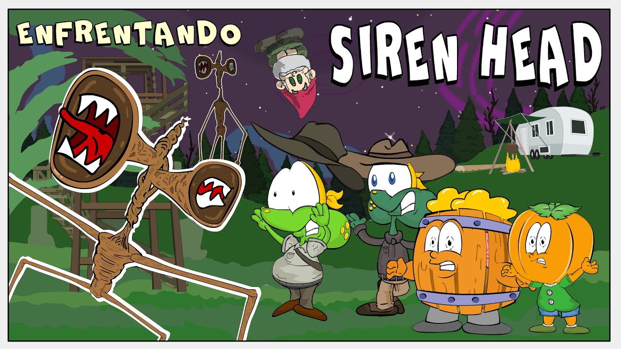 SirenHead em Desenho Animado Sapo Brothers e Gibi Nossa Turma enfrentam Siren Head (final com gnomo)