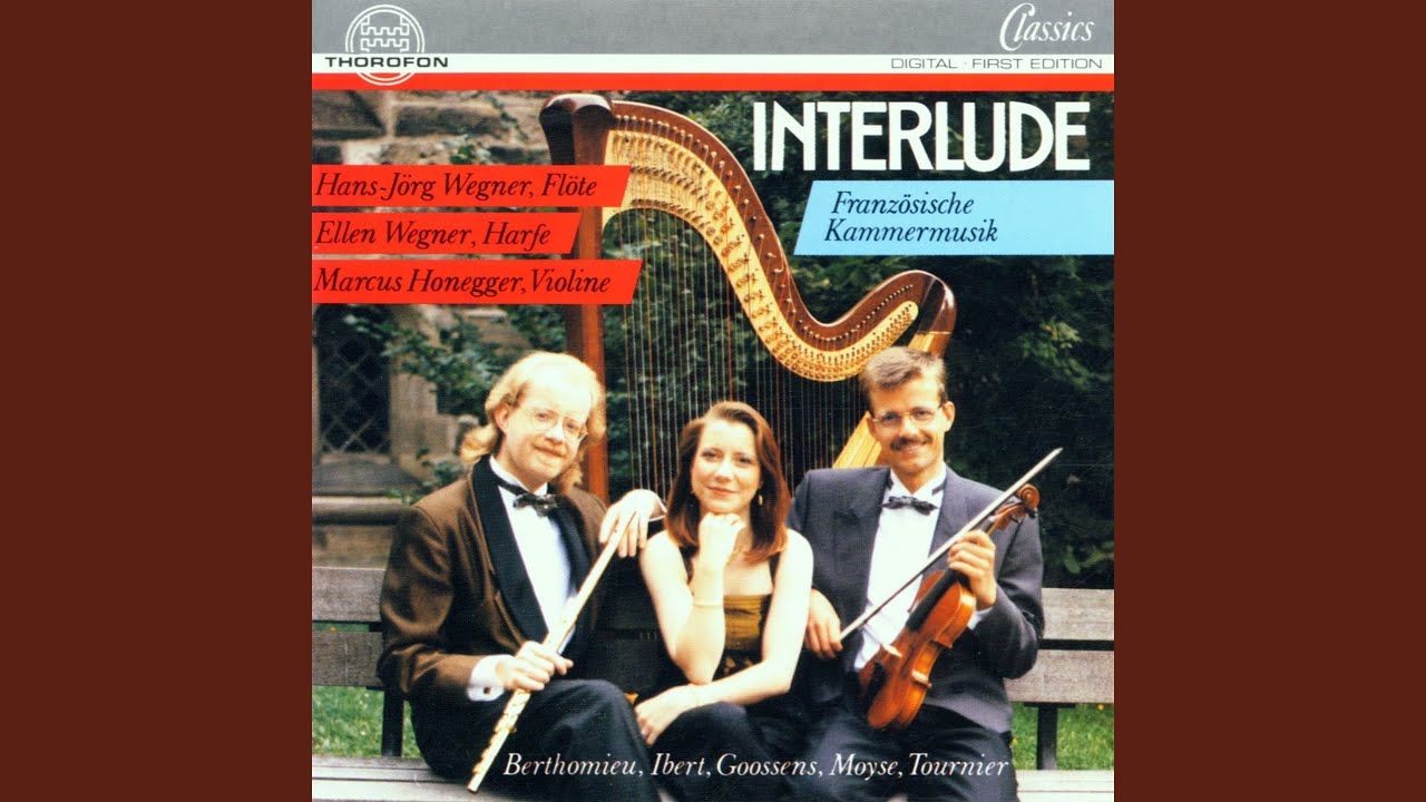 Suite für Flöte, Violine und Harfe, op. 6: II. Sérénade, Andante grazioso
