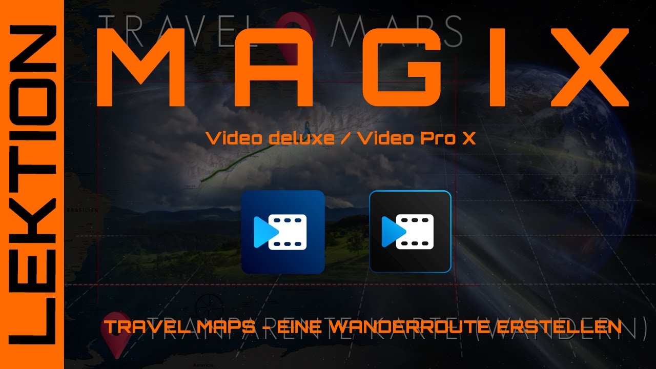 MAGIX Video - TravelMaps - Wanderroute auf tranparenter Landkarte erstellen plus Tipps