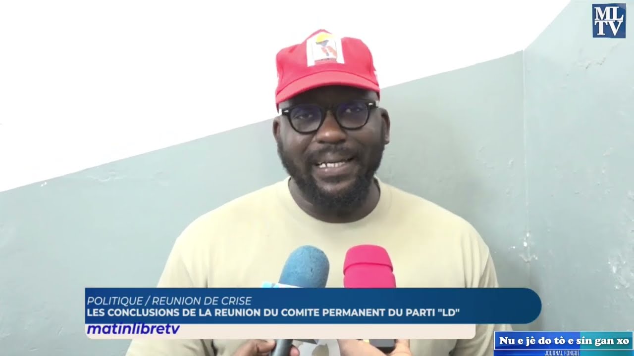 JT FON SOIR du 04 MARS 2026 : LE JOURNAL EN FONGBE SUR MATIN LIBRE TV AVEC JESUGNON BRICE ADJAGAN
