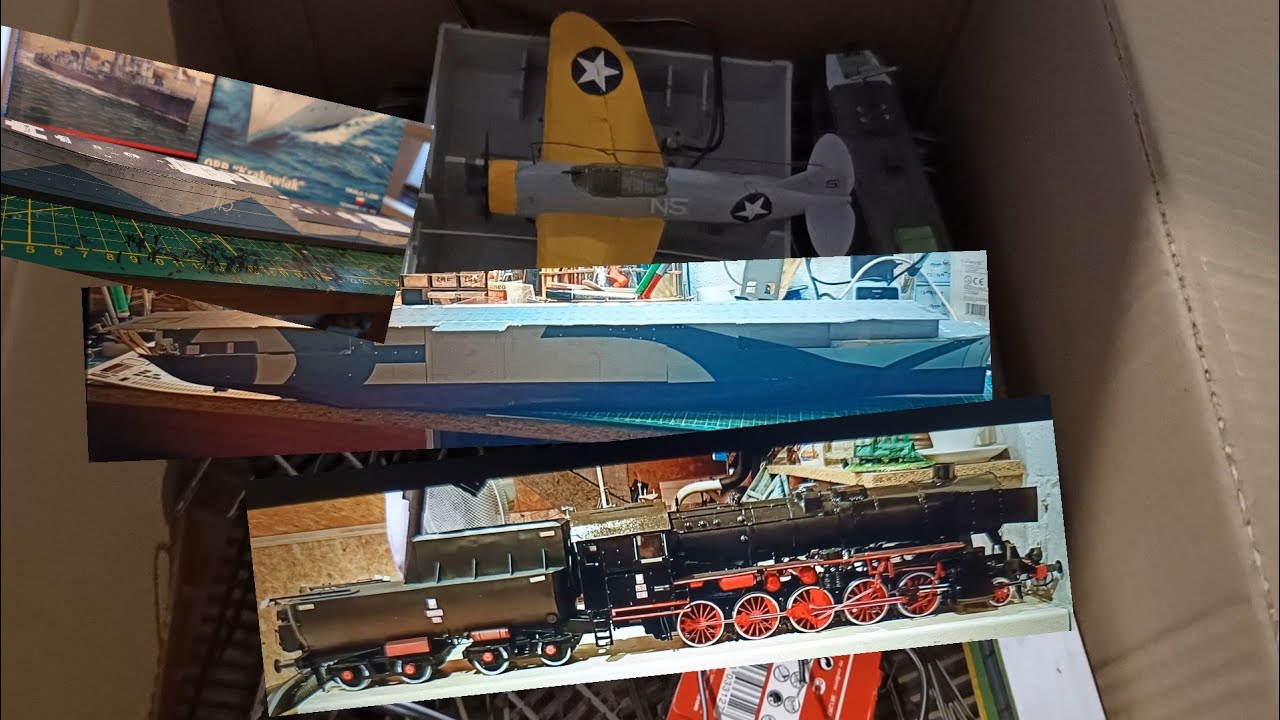 Modelarstwo okrętowe i kolejowe a jest i samolot , Klejenie Modeli Kartonowych i Plastikowych Hobby 