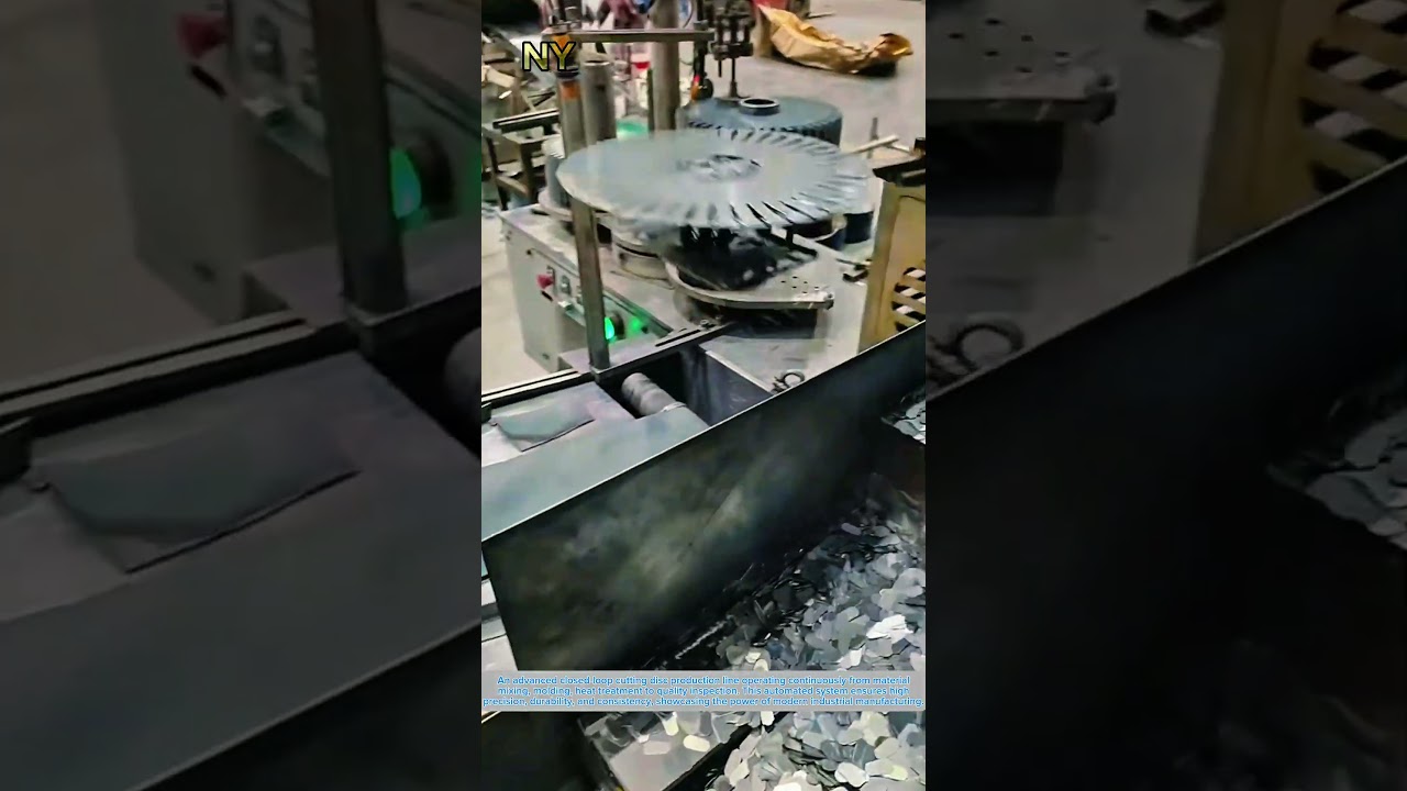 Closed Loop Cutting Disc Production Line: Continuous Industrial Precision.