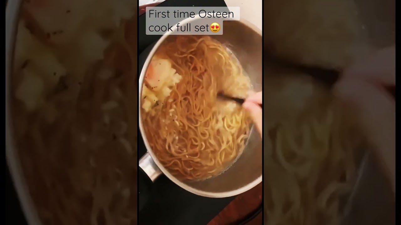 Enjoying the cooking. For my first time Yee Mee recipe 