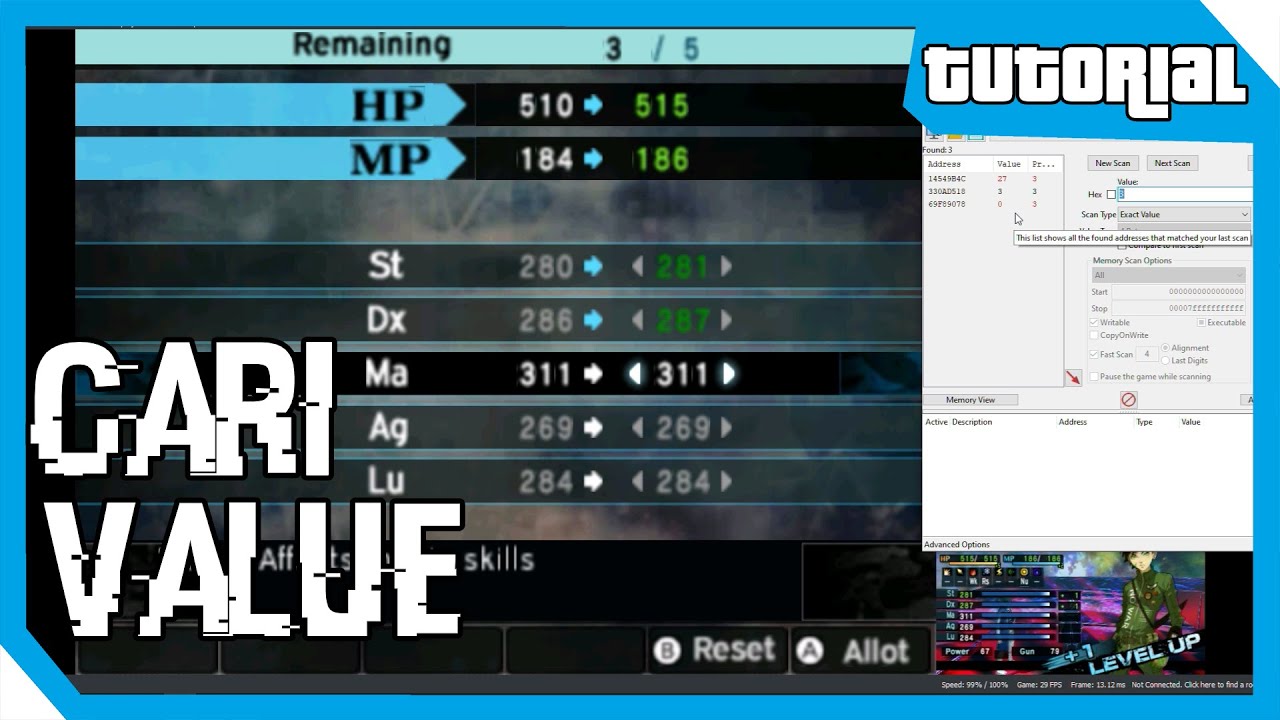 Cara Agar Lebih Mudah Mencari Code Value di Cheat Engine!