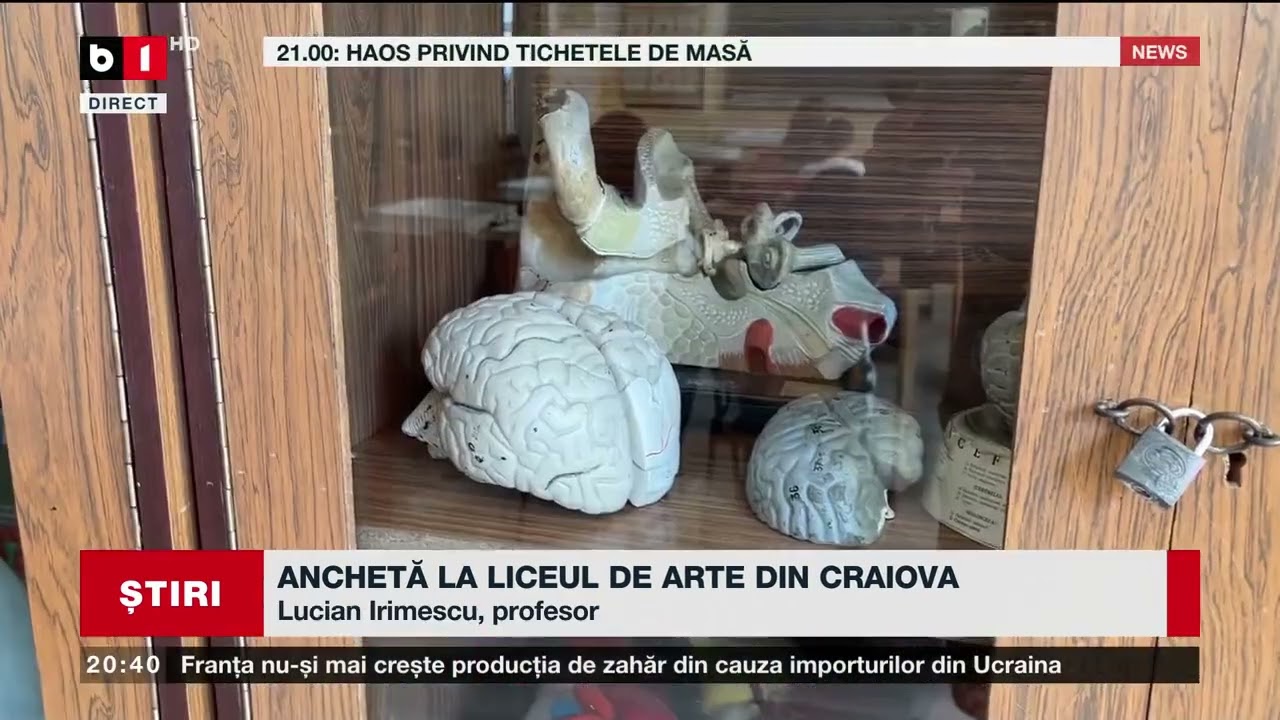 ANCHETĂ LA LICEUL DE ARTE DIN CRAIOVA. Știri B1_ 12 septembrie 2023
