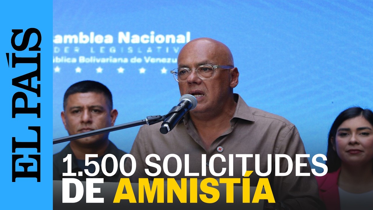 VENEZUELA ha recibido más de 1.550 SOLICITUDES bajo la LEY DE AMNISTÍA | EL PAÍS