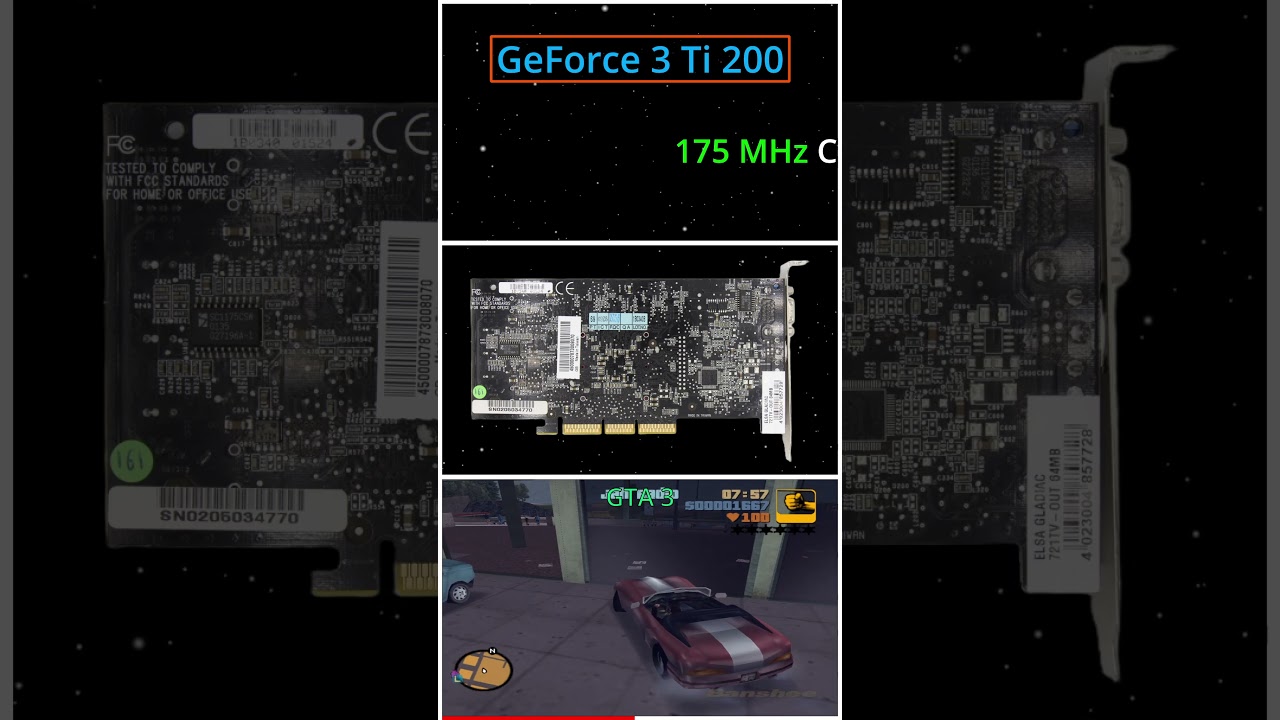 👉 GeForce 3 Ti 200 64 MB DDR AGP from ELSA 