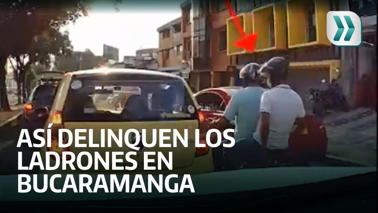 Así delinquen los ladrones en los semáforos de Bucaramanga | Vanguardia