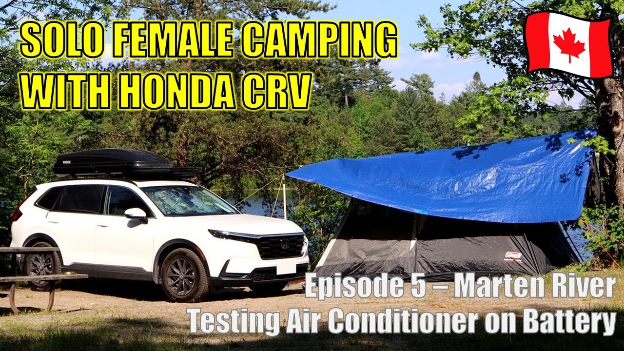 Solo Female Summer Car Camping in a Honda CRV | Marten River Provincial Park | Canada!