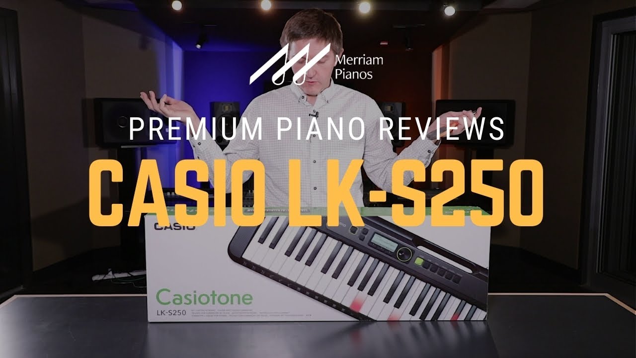 Распаковка портативной клавиатуры Casio LK-S250 — 61 клавиша, подсветка клавиш, Chordana Play🎹