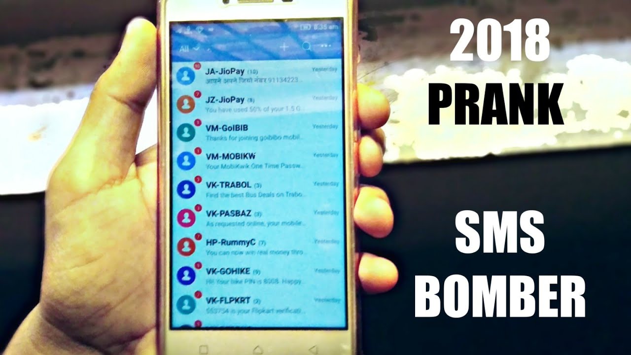 SMS Bomber Free No Survey 2018
