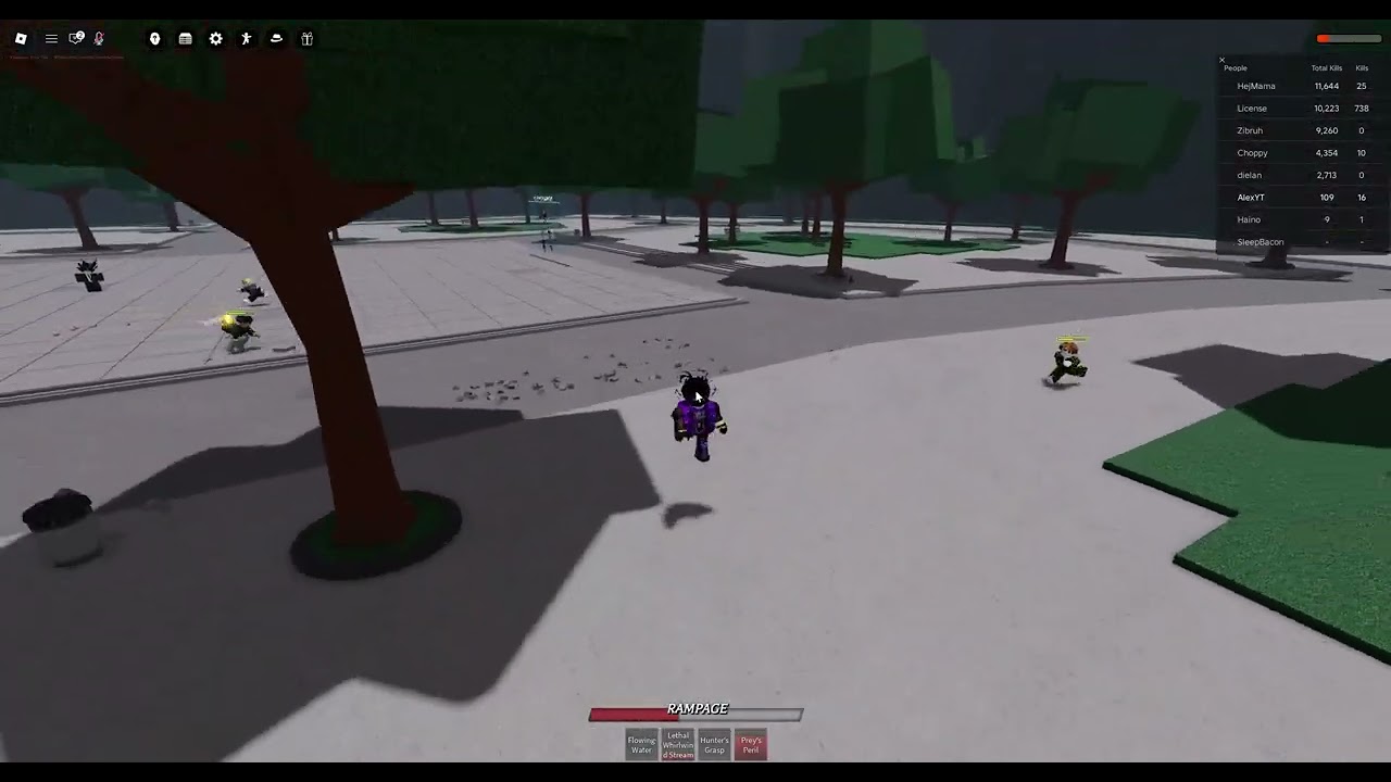 Fighting and getting cooked in TSB!