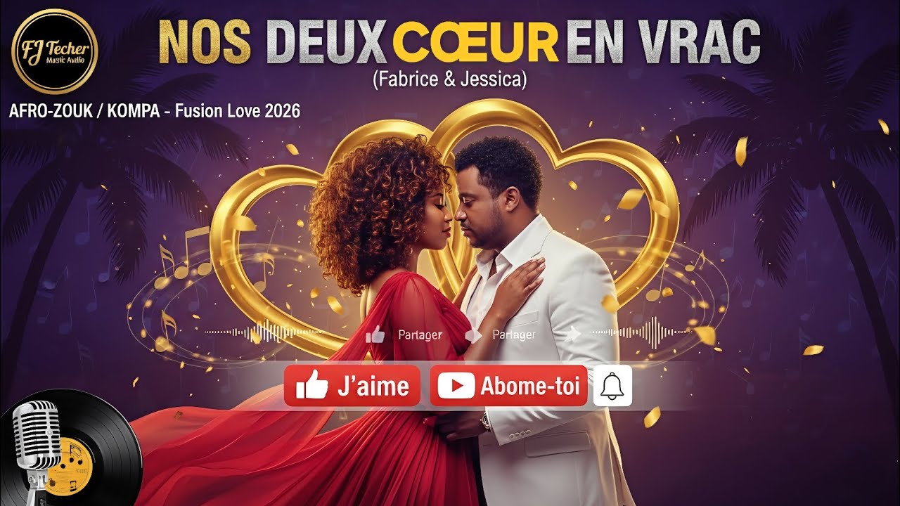 Zouk Afro kompas - NOS DEUX CŒURS EN VRAC 💔 |  Nouveauté Club Tropical  2026 | Amour Fou & Fusion
