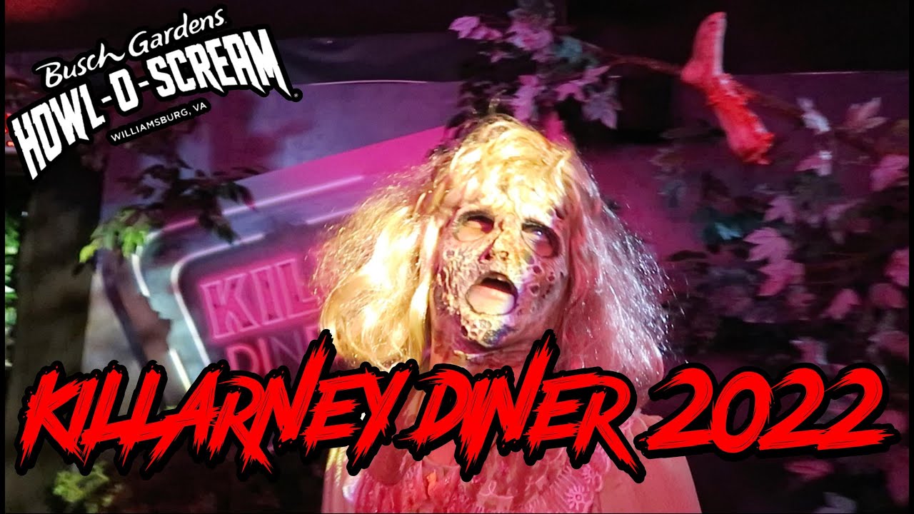 KILLarney Diner House Walkthrough | Busch Gardens Williamsburg Howl-O-Scream 2022