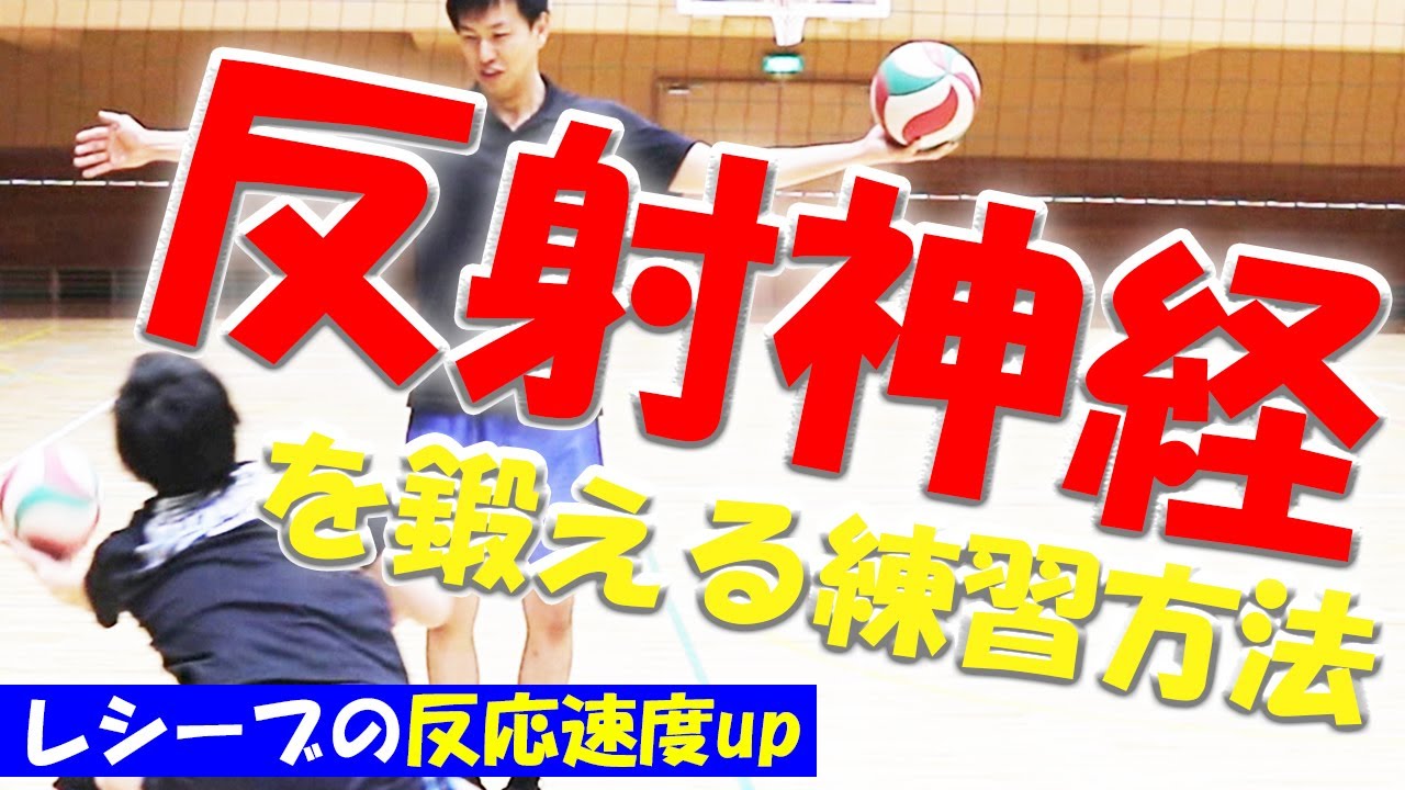 反射神経を鍛えるレシーブ練習方法【スーパープレイに神反応速度は必須！】