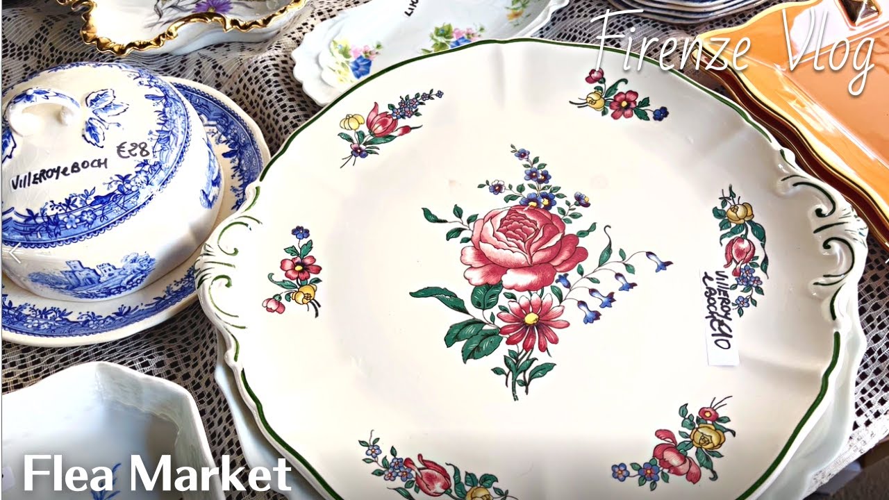 【蚤の市】食器にインテリア♡　イタリア/フィレンツェでアンティーク市巡り♪