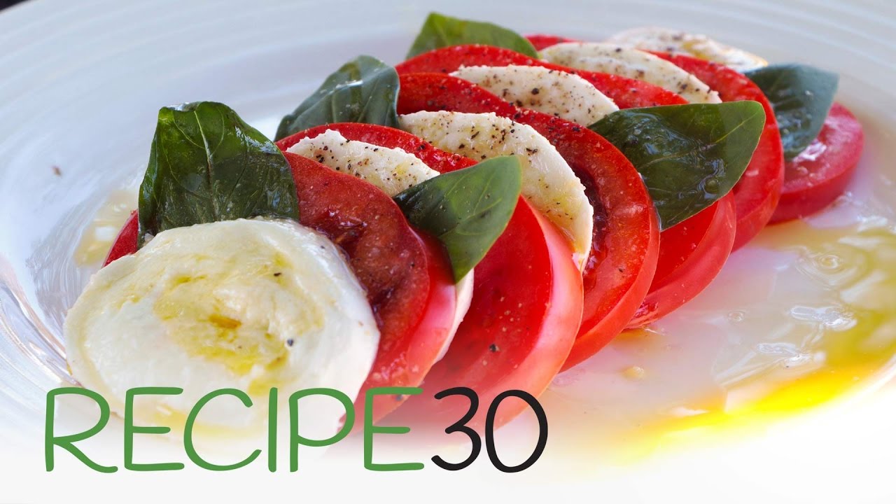 How to make an Italian Caprese Salad two ways