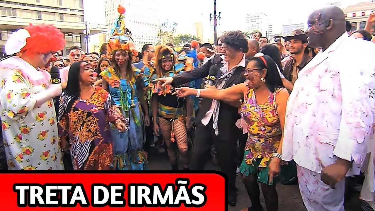 AS IRMÃS GAGAS COMEÇARAM A TRETAR NO MEIO DO ZUMBI WALK